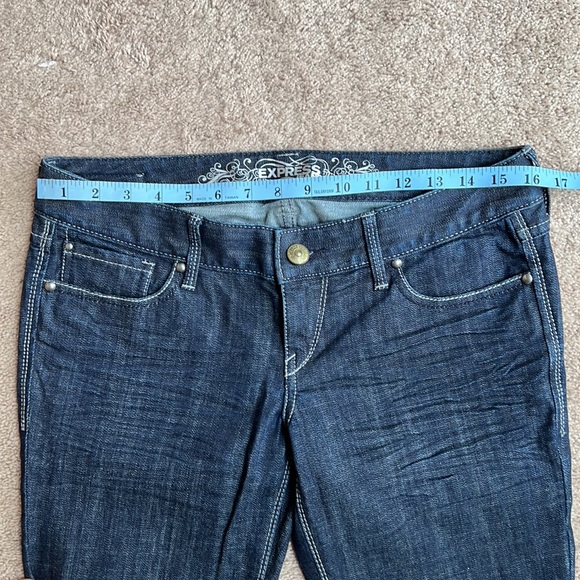 Express low rise barely boot jeans - Picture 3 of 8